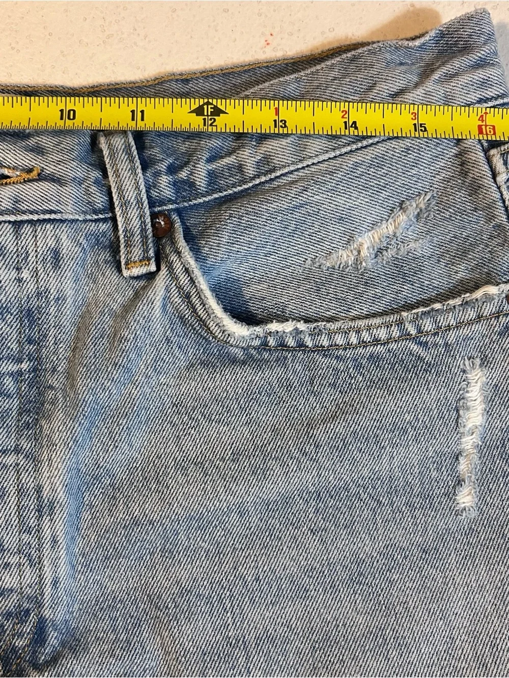 AGOLDE Parker Long Women's High Rise Denim Cutoff Shorts Size 29 A9010-811